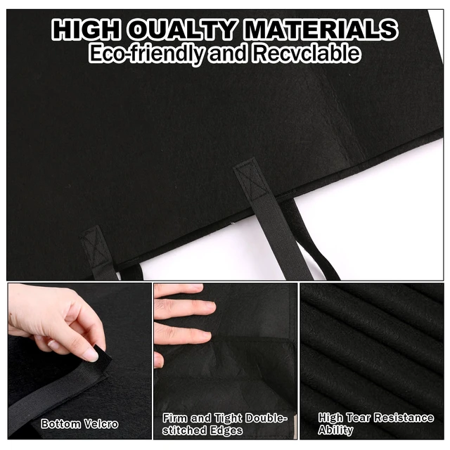 Alt view image 4 of 7 - TV Cover for Moving 60"-65" TV Screen Protector Cover Flat Screen TV Cover Moving with Bottom Strap and Gloves For 70"-75" TV Dust Protection Moving Renovation