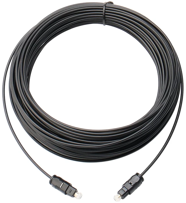 Main image of 20M Black Digital Fiber Optical Audio SPDIF TosLink Cable