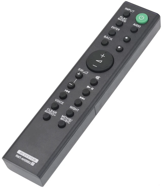 Alt view image 4 of 7 - Replacement Remote Control for Sony Soundbar HT-CT20 HT-CT290 HT-CT291 SA-CT290 SA-CT291 Sound Bar