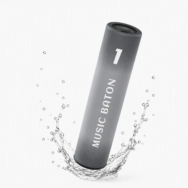Main image of Portable Bluetooth Speaker, Gray Attractive exterior design, excellent sound quality Rugged Outdoor for Party,camping,sport.and even more suitable as a gift