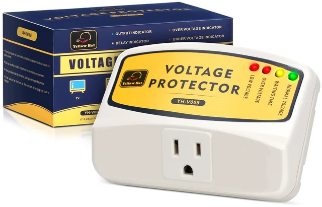 Main image of Surge Protector for Home Appliance, Single Outlet 120V 12A 1440W, 1 Pack Voltage Protector, Multi Function Plug with Protection Wall Mount Power Suppressor for Refrigerator TV PC AC