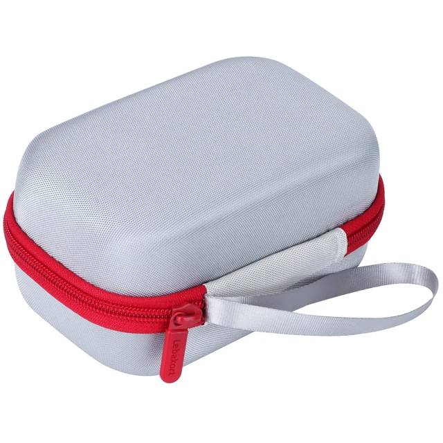 Alt view image 6 of 7 - Storage Case Compatible with Anker Soundcore Select 4 Go Speaker (Off White + Red Case)
