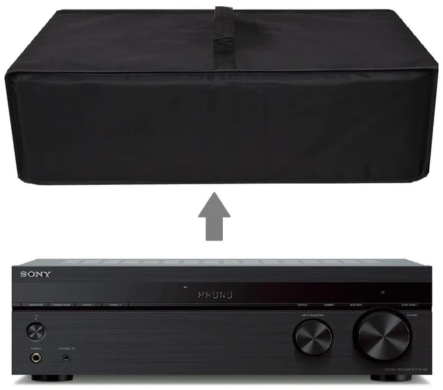 Alt view image 2 of 6 - Heavy Duty Nylon Dust Cover for Sony STRDH190/STRDH590/Onkyo TX-8220 Stereo Receiver - Water-Resistant