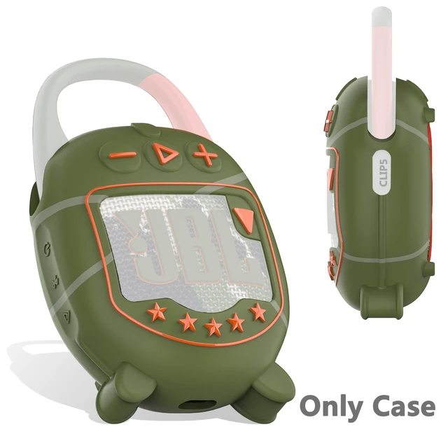 Alt view image 3 of 7 - Silicone Cover Case for JBL Clip 5 Portable Bluetooth Speaker Protective Soft Silicone Cover for JBL Clip 5 Speaker Accessories, Stand Up Case, Shockproof Cover (Squad)