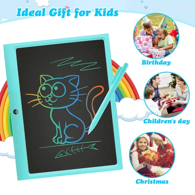 Alt view image 2 of 7 - LCD Writing Tablet Kids Toys -15 Inch Toddler Toys Learning Drawing Pad Toys for 3 4 5 6 7 8 Years Boys Girls Birthday Christmas Easter Thanksgiving Gift Creative Doodle Board