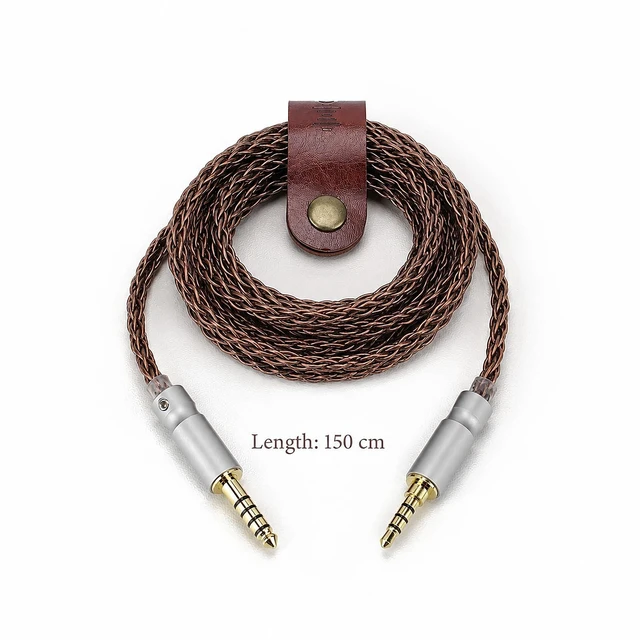 Alt view image 2 of 6 - Apollo 6NOCC Copper Upgrade Audio Cable Compatible with Sony WH-1000XM6/1000XM5/1000XM4, 4.4mm to 3.5mm Replacement Headphones Cord (9.8ft / 3m)