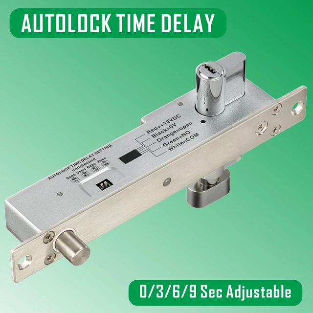 Alt view image 6 of 7 - Keyed Electric Drop Bolt Lock with Manual Key Override Fail-Secure Heavy Duty for Commercial Access Control Security System