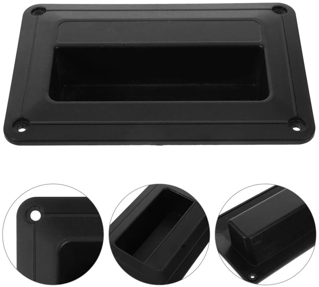Alt view image 5 of 7 - 4 pcs Audio Speaker Side Handle Recessed Speaker Handle Plastic Small