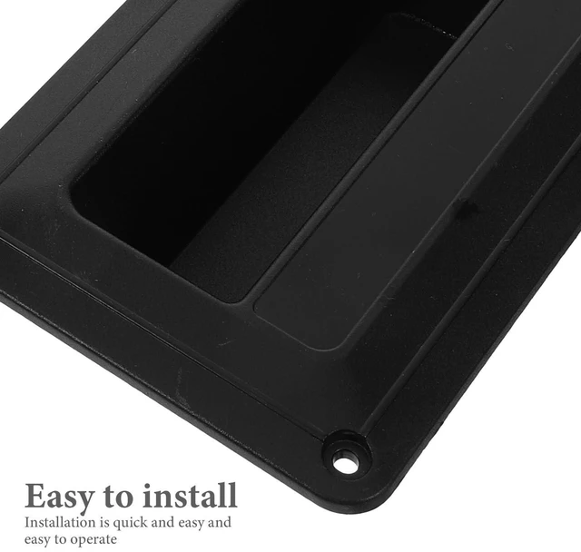 Alt view image 3 of 7 - 4 pcs Audio Speaker Side Handle Recessed Speaker Handle Plastic Small
