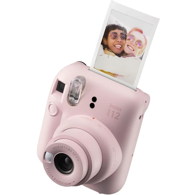 Alt view image 5 of 6 - Instax Mini 12 Instant Camera Blossom Pink + Minimate Custom Case + Fuji Instax Film 20 Sheets Twin Pack