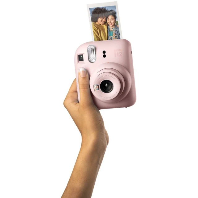 Alt view image 6 of 6 - Instax Mini 12 Instant Camera Blossom Pink + Minimate Custom Case + Fuji Instax Film 20 Sheets Twin Pack