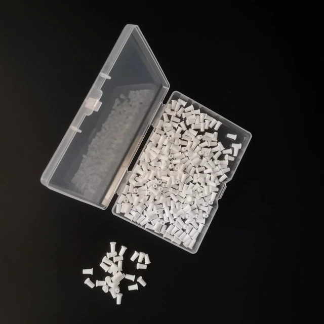 Alt view image 6 of 6 - LC Dust Caps Complete Protection for LC end,Protective Cap for Fiber Optic Cables, End Faces and Devices Fiber Optic Dust Caps in Snap Lock Case (200)