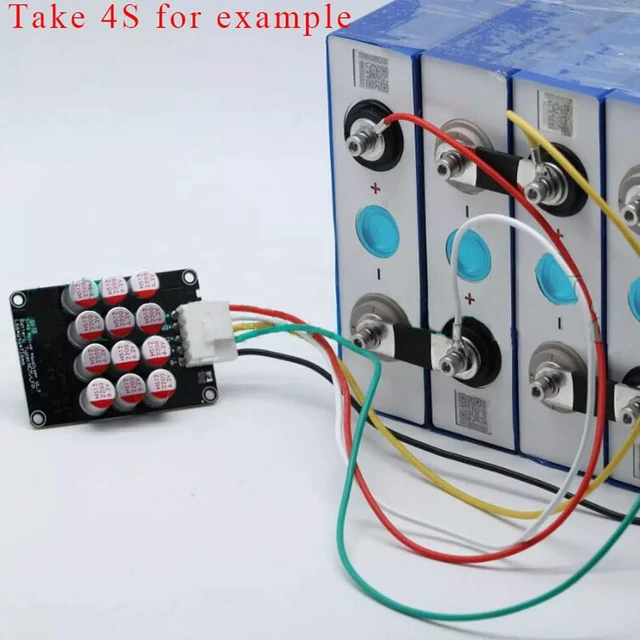 Alt view image 6 of 7 - 5A Active Equalizer Balancer Board for 3S-4S 12V LiFePO4 Li-ion Battery LFP Lipo Lithium Compatible, Energy Transfer Capacitor, Whole Group Balance Module PCB, With Case, No Battery