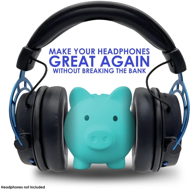 Alt view image 2 of 7 - Premium Replacement Hyper X Cloud earpads Compatible with Kingston HyperX Cloud Alpha Wireless 2 Cloud 3 Wireless Flight 2 Stinger 2 Headset and More. Easy DIY Fit