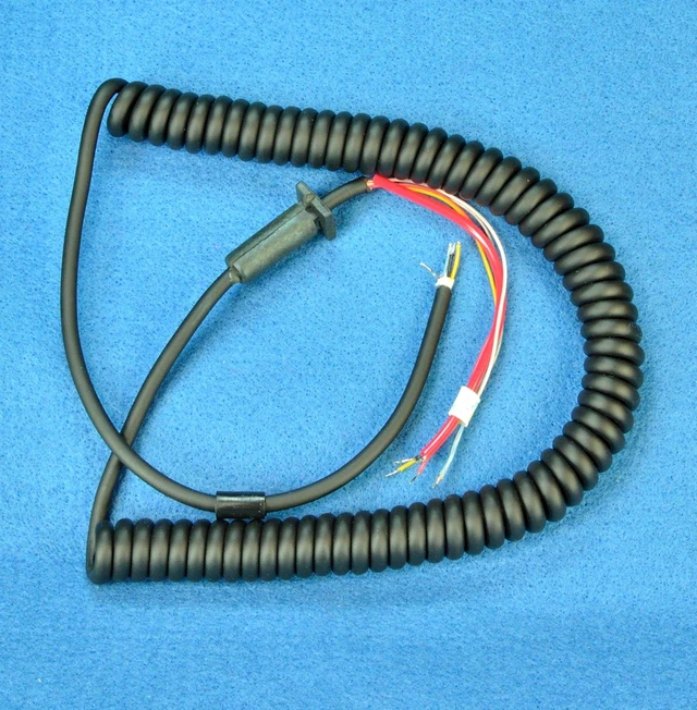 Main image of Replacement MIC CORD - 6 wire - 10 Ft Coiled - CB / Ham Radio - MIL10