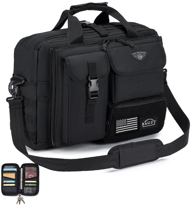 Main image of Tactical Messenger Bag for Men Multifunctional Tactical Briefcase Men's Military Laptop Work Bag for Business Teacher
