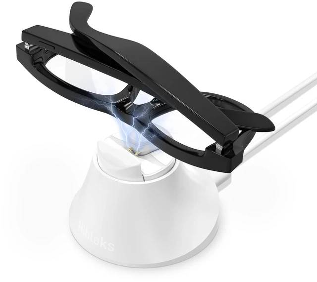 Main image of Charging Station Compatible with Ray-Ban Meta Wayfarer/Gen 2 and Skyler/Gen 2 Accessories, Magnetic Charger Dock Stand with Fast Charging & LED Indicator for Smart Glasses & Glasses Case