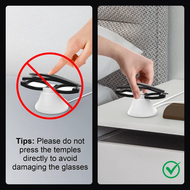 Alt view image 7 of 7 - Charging Station Compatible with Ray-Ban Meta Wayfarer/Gen 2 and Skyler/Gen 2 Accessories, Magnetic Charger Dock Stand with Fast Charging & LED Indicator for Smart Glasses & Glasses Case