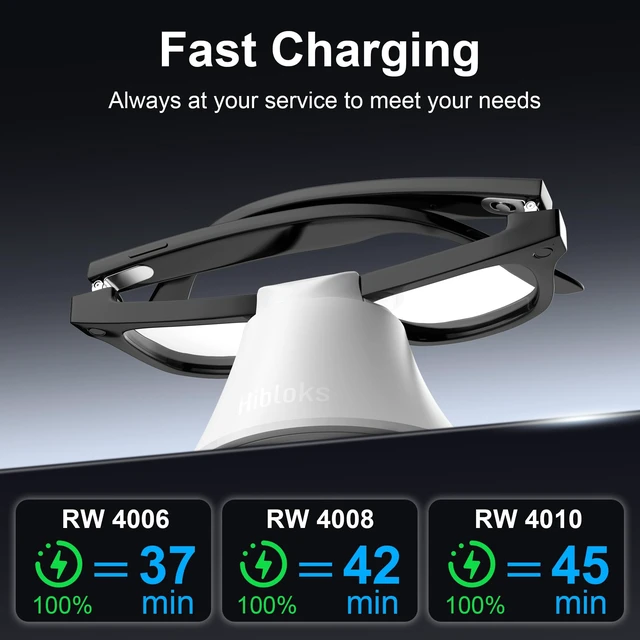 Alt view image 4 of 7 - Charging Station Compatible with Ray-Ban Meta Wayfarer/Gen 2 and Skyler/Gen 2 Accessories, Magnetic Charger Dock Stand with Fast Charging & LED Indicator for Smart Glasses & Glasses Case