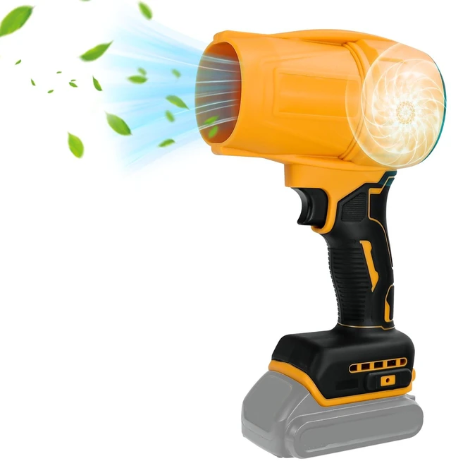 Main image of Cordless Leaf Blower for Dewalt 20v Battery, Brushless Dust Blower,30000 RPM Mini Dry Blowers Fan, Handheld Electric Dust Blowers for Home Cleaning, Car, Outdoor(Tool Only)