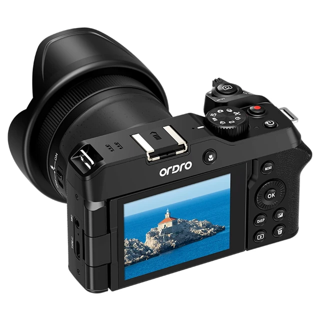 Alt view image 5 of 5 - D130 5K Digital Camera for Photography 56MP Autofocus Vlogging Camera 18X Zoom Digital Camera 270°Flip Screen 2.8" Compact Travel Cameras for Beginners App WiFi Control
