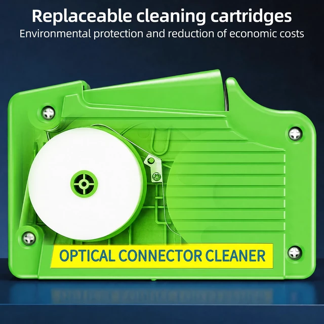 Alt view image 4 of 7 - Fiber Cleaner - Fiber Tools for 1.25mm/2.5mm Fiber Optic connectors Cleaning Compatible with SC/ST/FC/LC/MU connectors,One Click Cleaner, Over 500 Cleans
