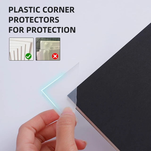 Alt view image 4 of 7 - 8x10 Backing Boards 10 Pack,Black Uncut Mats Matboards, Acid-Free Backerboards for Art Prints, Ideal for Photos, Pictures, Prints, and Frame
