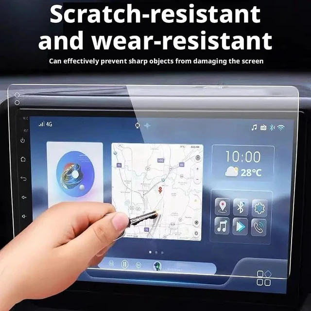 Alt view image 3 of 6 - Car Screen Protector,Glass Screen Protector Film car stickers for 9