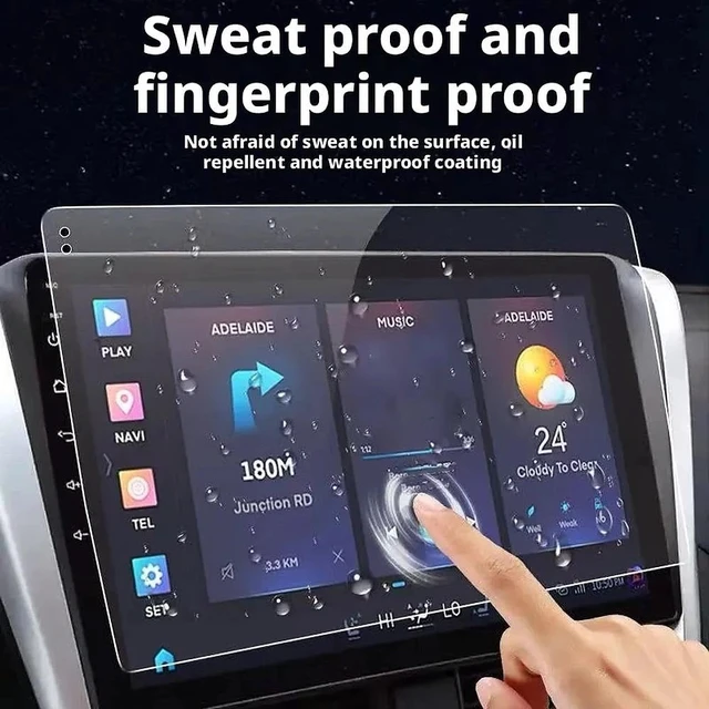 Alt view image 4 of 6 - Car Screen Protector,Glass Screen Protector Film car stickers for 9