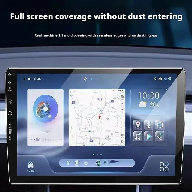 Alt view image 5 of 6 - Car Screen Protector,Glass Screen Protector Film car stickers for 9