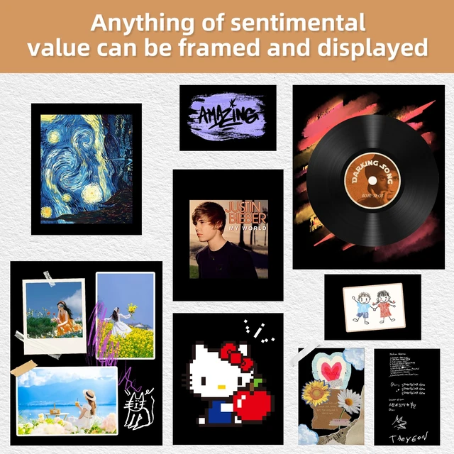 Alt view image 6 of 7 - 8x10 Backing Boards 10 Pack,Black Uncut Mats Matboards, Acid-Free Backerboards for Art Prints, Ideal for Photos, Pictures, Prints, and Frame