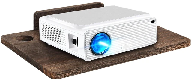 Main image of Projector Shelf Wall Mount Floating Projector Rack Holder,Projector Mount,Router Modem Cable Box Shelf for Xbox Series PS5 PS4 Wood