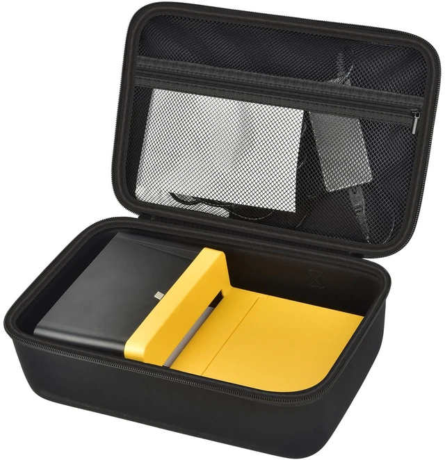 Main image of Hard Photo Printer Case for Kodak Dock ERA Plus 4x6, Box Only Hard shell case stores printer, 2-3 cartridges, cables and 4x6 paper for Kodak Dock ERA Plus users, travel and events