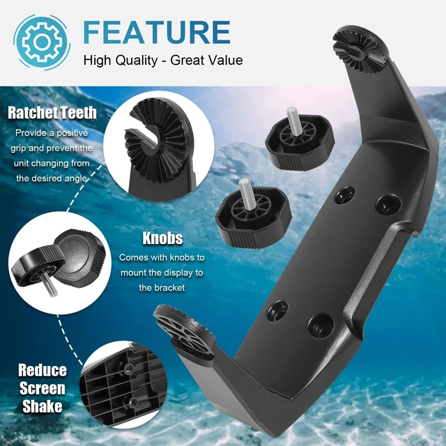 Alt view image 4 of 7 - 000-11019-001 Gimbal Mounting Bracket with Knobs Compatible with HDS-7 Gen2 Gen3 Hook-7 Elite-7 Touchscreen Models