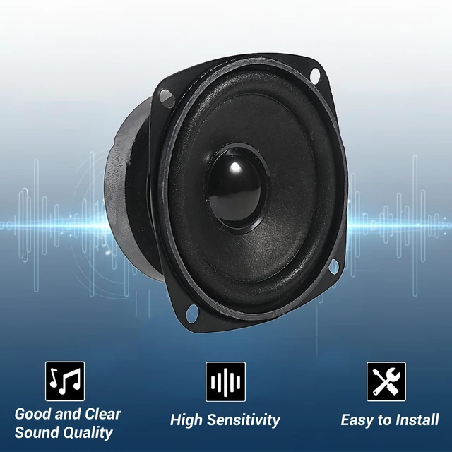 Alt view image 3 of 6 - 3 4Ohm 20W Full Range Audio Speaker Stereo Woofer Loudspeaker for Arduino Replacement DIY (4pcs)