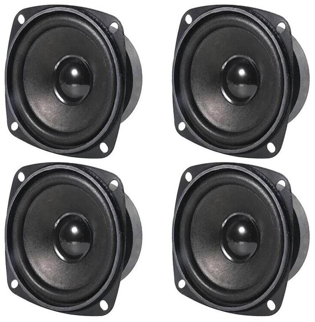 Main image of 3 4Ohm 20W Full Range Audio Speaker Stereo Woofer Loudspeaker for Arduino Replacement DIY (4pcs)