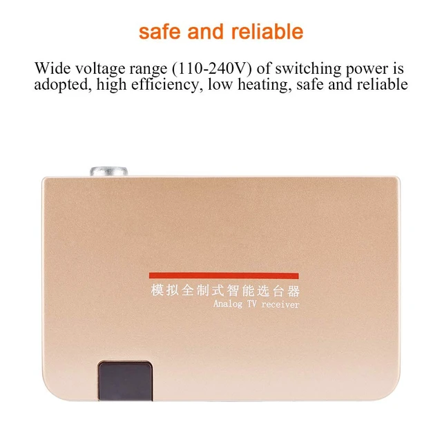 Alt view image 5 of 7 - RF to Converter, to RF Modulator, All Standard Converter Analog TV Receiver Adapter Remote Control 100 to 240V (US Plug 110V to 220V)