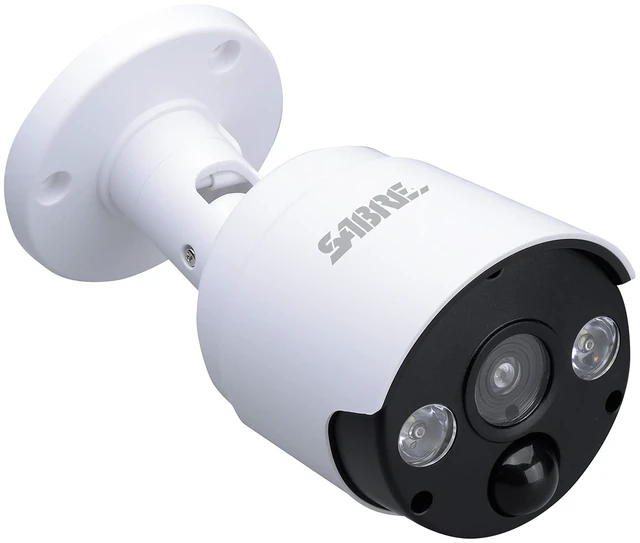 Main image of Outdoor Motion Sensor Light with Realistic Camera Design, Two 100 Lumen LED Lights, Continuous Blinking LED Light, Weather-Resistant IP44 Design, Realistic Look, No Wiring Needed
