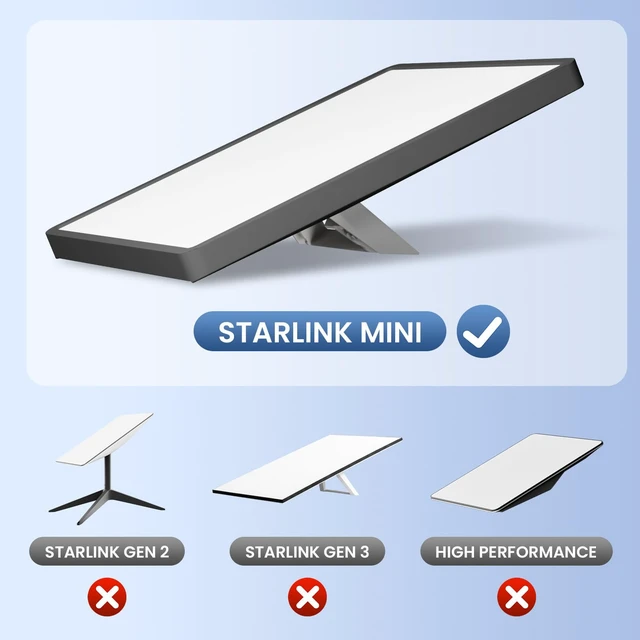 Alt view image 2 of 7 - for Starlink Mini Protective Cover with Anti-Reflection Sticker Liquid Silicone Case Cover for Starlink Mini Accessories Satellite Dish,Waterproof & Portable for Outdoor Camping(Black)