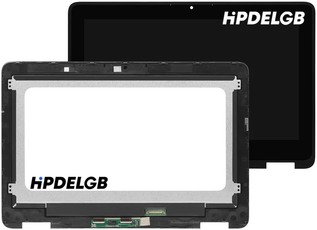 Alt view image 2 of 6 - Replacement for Dell Chromebook 3110 2-in-1 P30T001 P30T002 LCD Touch Screen Display Digitizer Assembly Bezel 06MN9F 078GNG 0JCGNV 0KY8GR 0X1M23 03NM8D HD 1366x768 IPS