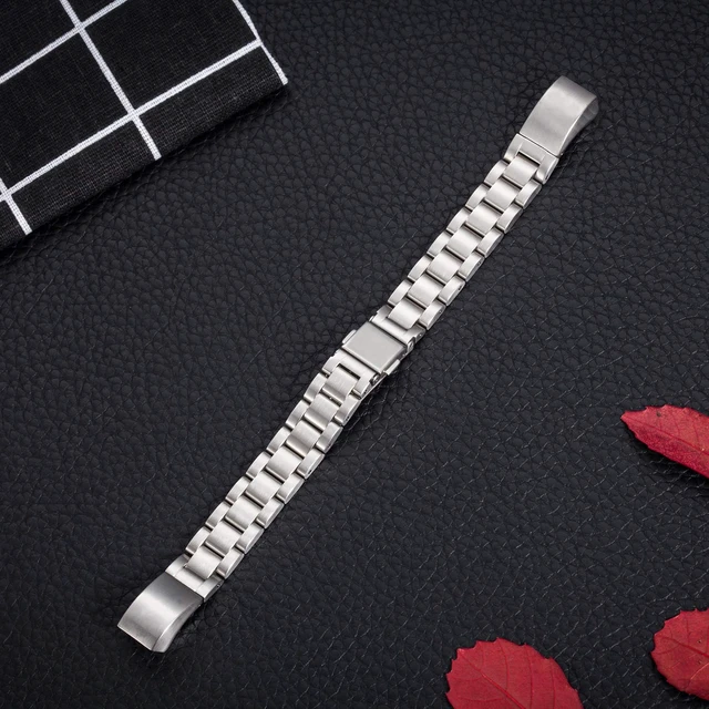 Alt view image 5 of 7 - Compatible with Alta Bands Metal, Special Edition Replacement for Alta HR Stainless Steel Bands Adjustable Accessory Wristband Small Large for Alta Bracelet Women Men