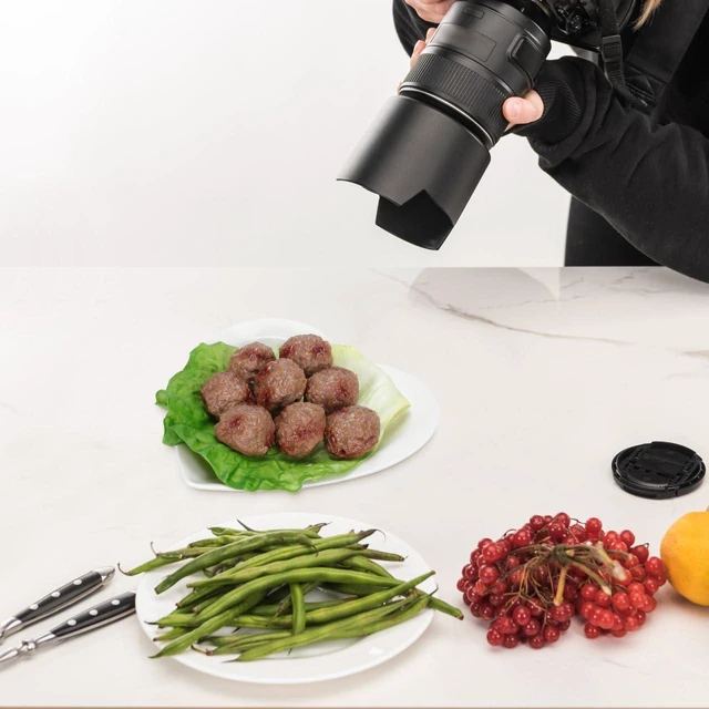 Alt view image 4 of 7 - Artificial Lifelike Beef Meatball Model 8 Pieces PVC Fake Food Props for Kitchen Decoration Photography Studio Realistic Simulation Meatballs 1.38 Inch