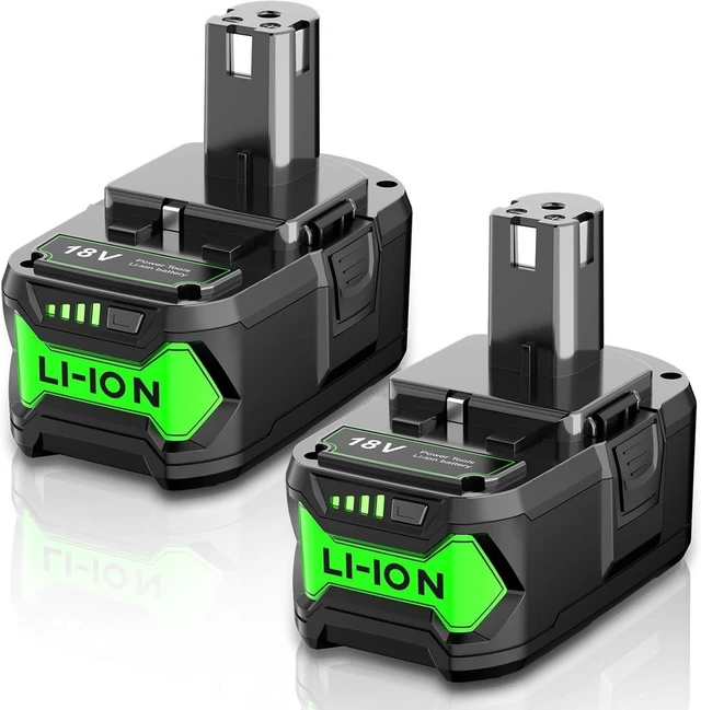 Main image of 2Pack 8.0Ah P108 Repacement for Ryobi 18 Volt Battery and Charger Compatible with 18V Battery P102 P103 P104 P105 P107 P109 Cordless Power Tool