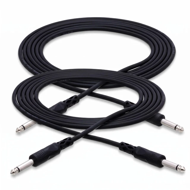 Main image of CPP-103 1/4" TS to 1/4" TS Unbalanced Interconnect Cable, 3 Feet (Pack of 2)