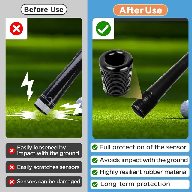 Alt view image 5 of 7 - 14PCS Sensor Covers for Arccos & Golf Pad Tags, Protective Cover for Club Sensors and Larger Grips, Compatible with Garmin CT10 & Approach R10