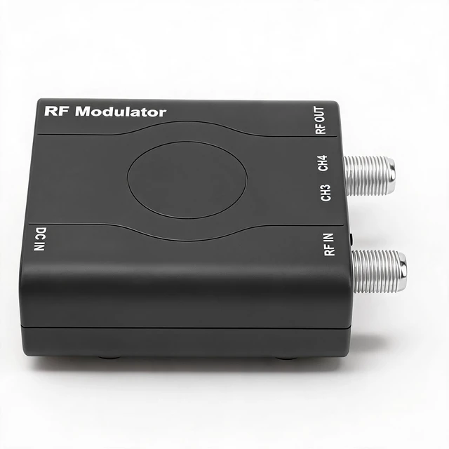 Main image of HDMI RF Modulator Adapter,RF Modulator HDMI Coaxial Converter, HDM61 HDMI to RF Modulator,Support NTSC Format Output, 1080P PLL Control of VHF Operating Frequency RF Modulator