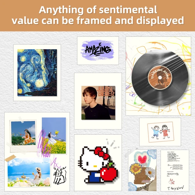 Alt view image 6 of 7 - 8x10 Backing Boards 10 Pack,Off-White Uncut Mats Matboards, Acid-Free Backerboards for Art Prints, Ideal for Photos, Pictures, Prints, and Frame