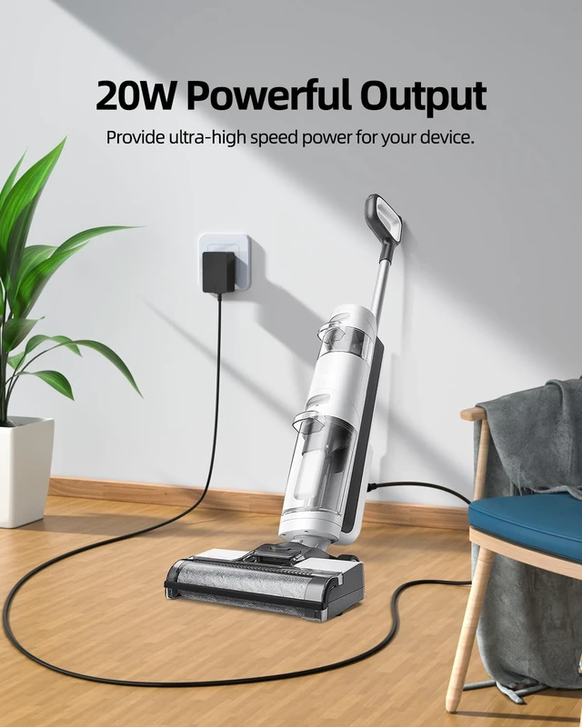 Alt view image 7 of 7 - 26V Charger Fit for Tineco Cordless Vacuum Cleaner, Charging Cord Compatible with Hero Master A10 A11, Floor ONE S5 S3, iFLOOR 3 Series Wet Dry Smart Mop Vacuum for YLS0241A-T260080