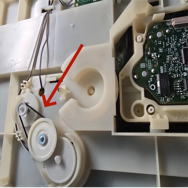 Alt view image 5 of 7 - CD Player Belt Kit for Sony RCD-W500C RCD-W50C RCD-W2000ES 2pcs Belt Set High-Elasticity Japanese Rubber Belt CD Player Repair