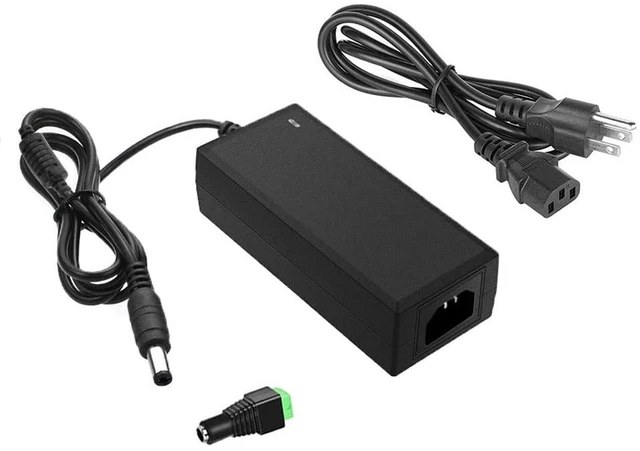 Main image of 24V 2A 48W Power Supply AC/DC Adapter AC 100~240V to DC 24v 2amp 1A Transformer 5.5x2.5mm DC Plug Converter 24VDC Power Supply for 24V LED Srip Lights CCTV Camera